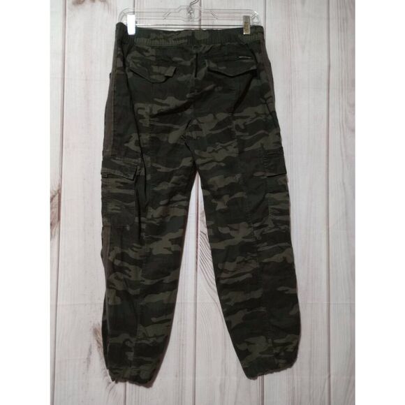 Social Standards Pants Ladies Medium Camouflage Joggers Cargo Pockets - Picture 2 of 8